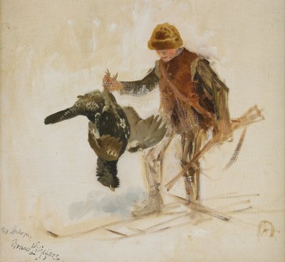 Studio per giovane cacciatore di galli cedroni da Bruno Andreas Liljefors